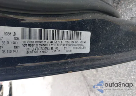 2017 Dodge Journey Se из США, поврежденный, VIN 3C4PDCABXHT683196